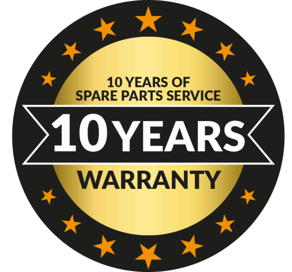 English 10 Years Warranty